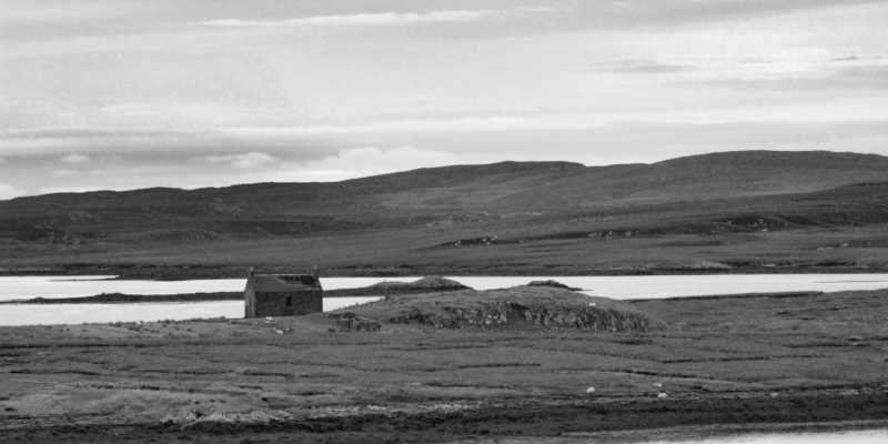 A Deserted House visible from the Calanais Stones.