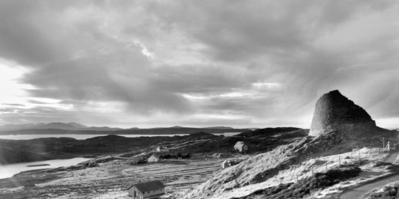 Dun Carloway Broch, a hill-fort dating from the Viking period.